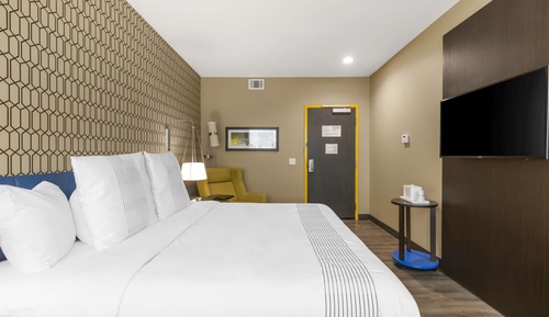 Standard Room, 1 King Bed, Non Smoking, Refrigerator & Microwave (Shower Only)