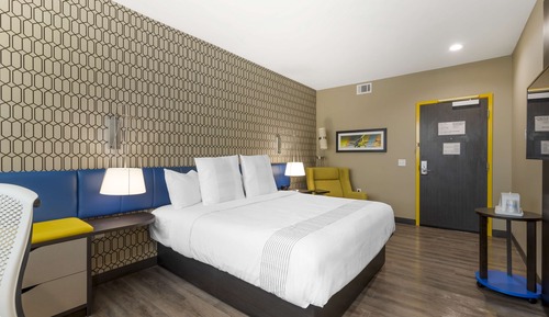 Standard Room, 1 King Bed, Accessible, Refrigerator & Microwave