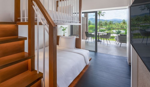 Family Suite, 2 Bedrooms, Balcony, Garden View