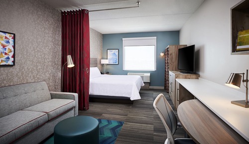 Suite, 1 King Bed, Accessible