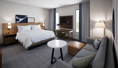 Studio Suite, 1 King Bed, Mobility Accessible, Non Smoking (Kitchen, Accessible Bathtub)