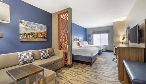 Standard Room, 2 Queen Beds, Non Smoking, Refrigerator & Microwave