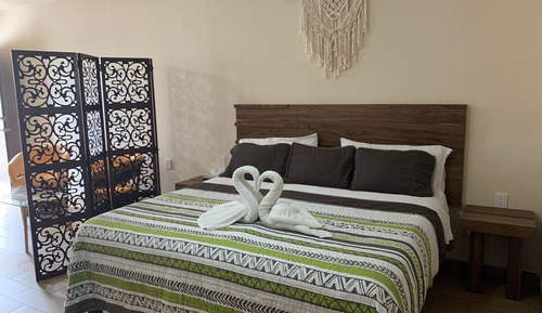 Deluxe Studio Suite, 1 King Bed, Microwave, Tower