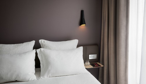 Premium room with Rhône view including self-service snacks and drinks at the Club