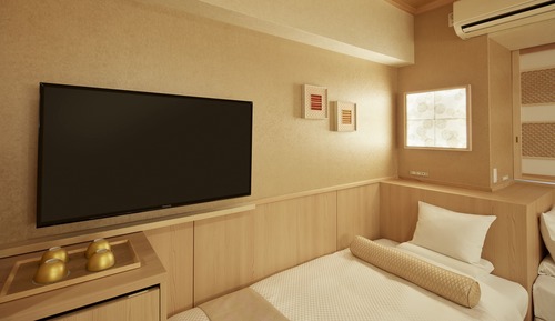 Japanese Modern Fourth, Non Smoking (3 single beds and 1 sofa bed)