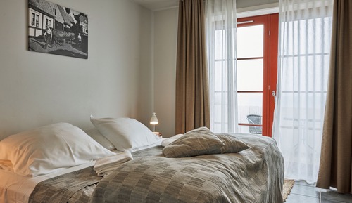 Panoramic Double Room, 1 King Bed, Patio, Sea View