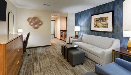 Deluxe Suite, 1 King Bed with Sofa bed, Refrigerator & Microwave (2 Rooms)