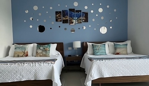 Family Apartment, 2 Bedrooms, Beach View
