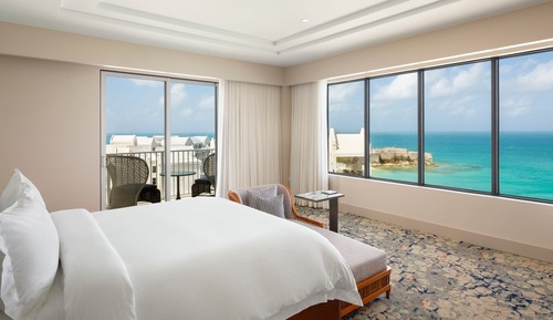 Deluxe Guest room, King, Ocean view, Gates Bay, Balcony
