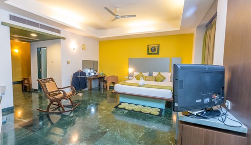 Deluxe Double Room, Smoking, City View