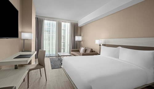 Room, 1 King Bed with Sofa bed (Hearing Accessible)