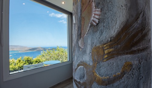 Suite, 1 Queen Bed, Hot Tub, Sea View