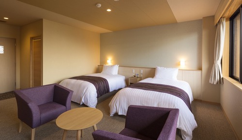 AO No SYOU Deluxe Twin Room with Private Natural Hot Spring Open-Air Bath - Non-Smoking