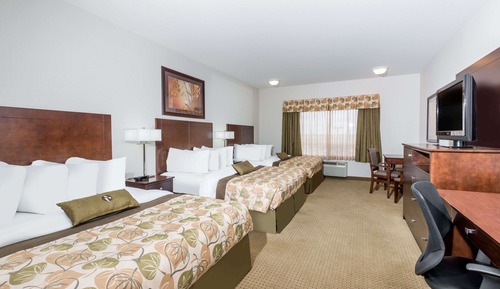 Deluxe Room, Non Smoking, Refrigerator & Microwave (3 Queen Beds)