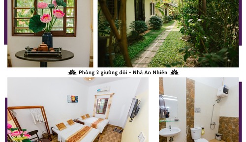 Basic Double Room, 2 Queen Beds, Non Smoking, Garden View (Separate)