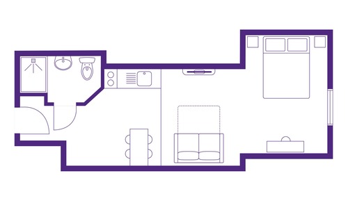 Superior Studio, Private Bathroom (Flat 2)