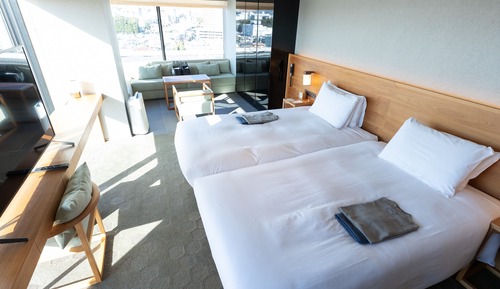 [Mt. Fuji view] Deluxe Corner Twin Non Smoking