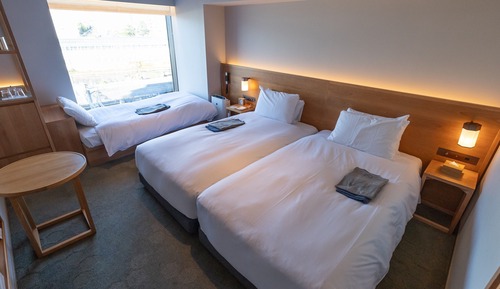 [Mt. Fuji view] Superior Twin for 3 Guests(Lower Floor) Non Smoking