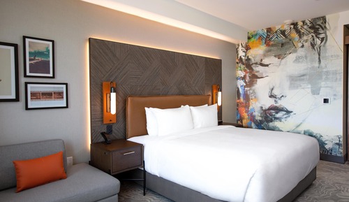 Studio Suite, 1 King Bed with Sofa bed (Hearing Accessible)