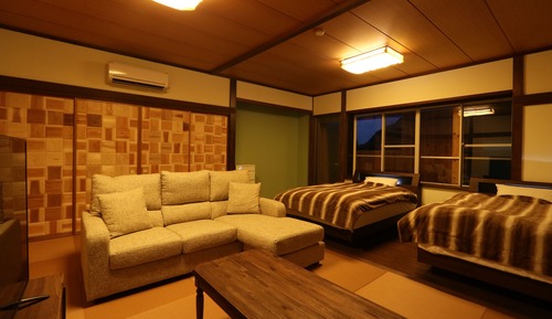Japanese Western Style Room with Private Open-air Bath (30 sqm)