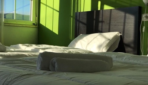 Basic Twin Room, Private Bathroom, Sea View