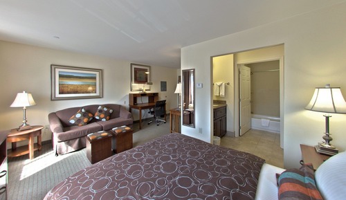 Studio Suite, 1 Queen Bed, Kitchen