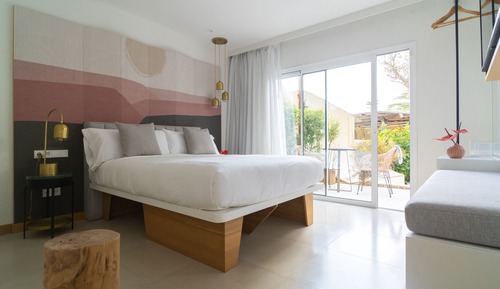 Deluxe Apartment, 1 Bedroom, Terrace, Garden View