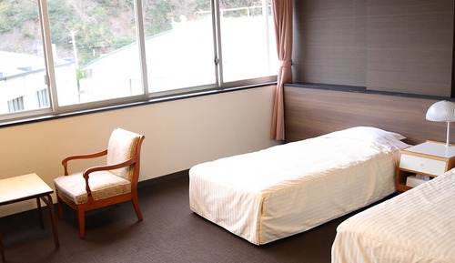 Twin Room, Non Smoking (Town side, Half Board)