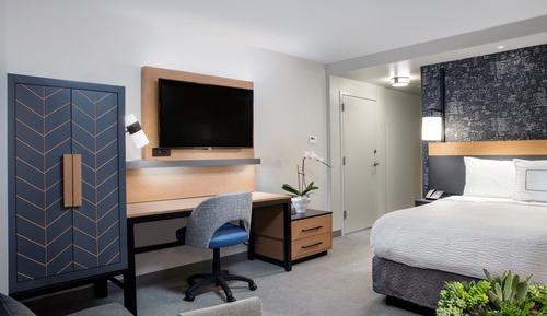 Room, 1 King Bed with Sofa bed (Hearing Accessible)