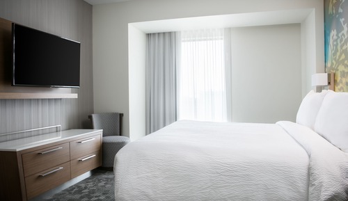 Suite, 1 King Bed with Sofa bed (Mobility/Hearing Accessible, Tub)