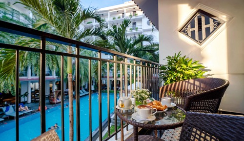 Senior Double Balcony Pool View
