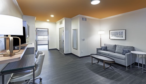 Suite, 1 King Bed, Transfer Shower (Mobility)