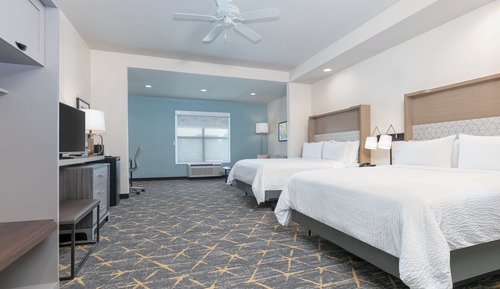 Standard Room, 2 Double Beds, Accessible (Mobility)