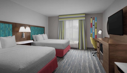 Standard Room, 2 Queen Beds, Accessible (Roll-In)