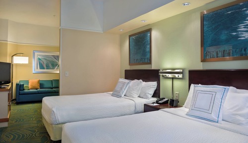 Suite, 2 Double Beds (Mobility/Hearing Accessible, Tub)