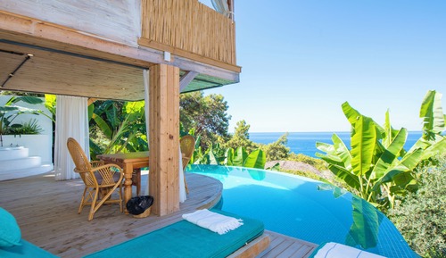 Papatya ( Full Sea View , Private Pool and Jacuzzi )