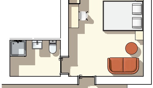 Family Twin Room, Mountain View