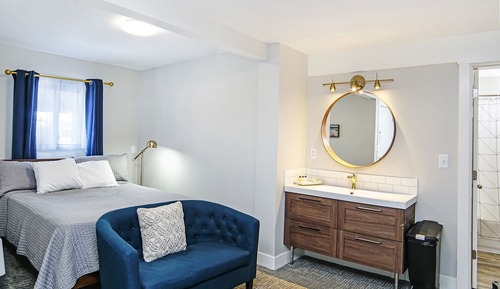 Studio Suite, 1 Queen Bed, Fireplace