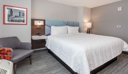 Room, 1 King Bed, Accessible, Refrigerator & Microwave (Roll-In Shower)