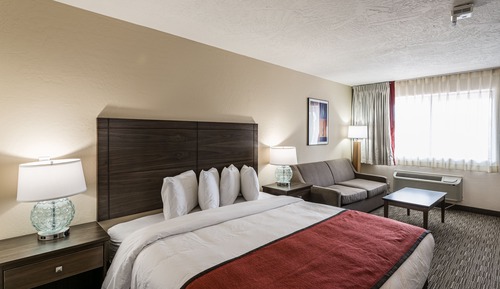 Single Room, 1 King Bed with Sofa bed, Accessible, Private Bathroom
