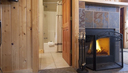 Deluxe One Room Cabin w/ Fireplace