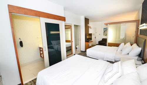 Studio, Multiple Beds, Non Smoking (Mobility/Hearing Access, Roll-in Shwr)