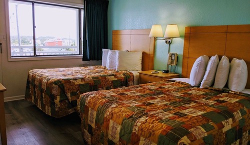 Traditional Room, 2 Double Beds, Refrigerator & Microwave