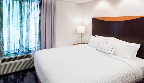 Suite, 1 King Bed with Sofa bed (Hearing Accessible)