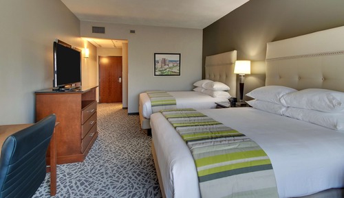 Deluxe Room, 2 Queen Beds, Refrigerator & Microwave