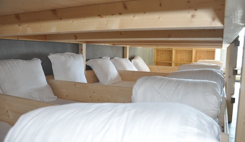 Shared Dormitory (14 pers, bathroom in a nearby chalet)