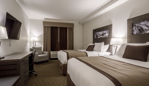 Room, 2 Queen Beds, Non Smoking, Refrigerator & Microwave