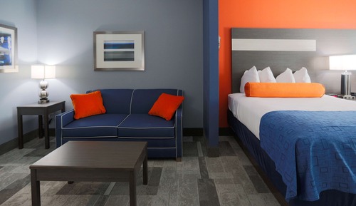 Suite, 2 Queen Beds, Non Smoking, Refrigerator & Microwave