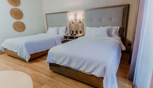 Room, 2 Double Beds, Balcony