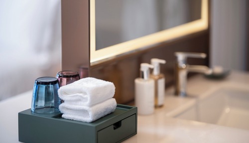 Standard Room, 2 Double Beds, Sea View (Furnished Balcony)